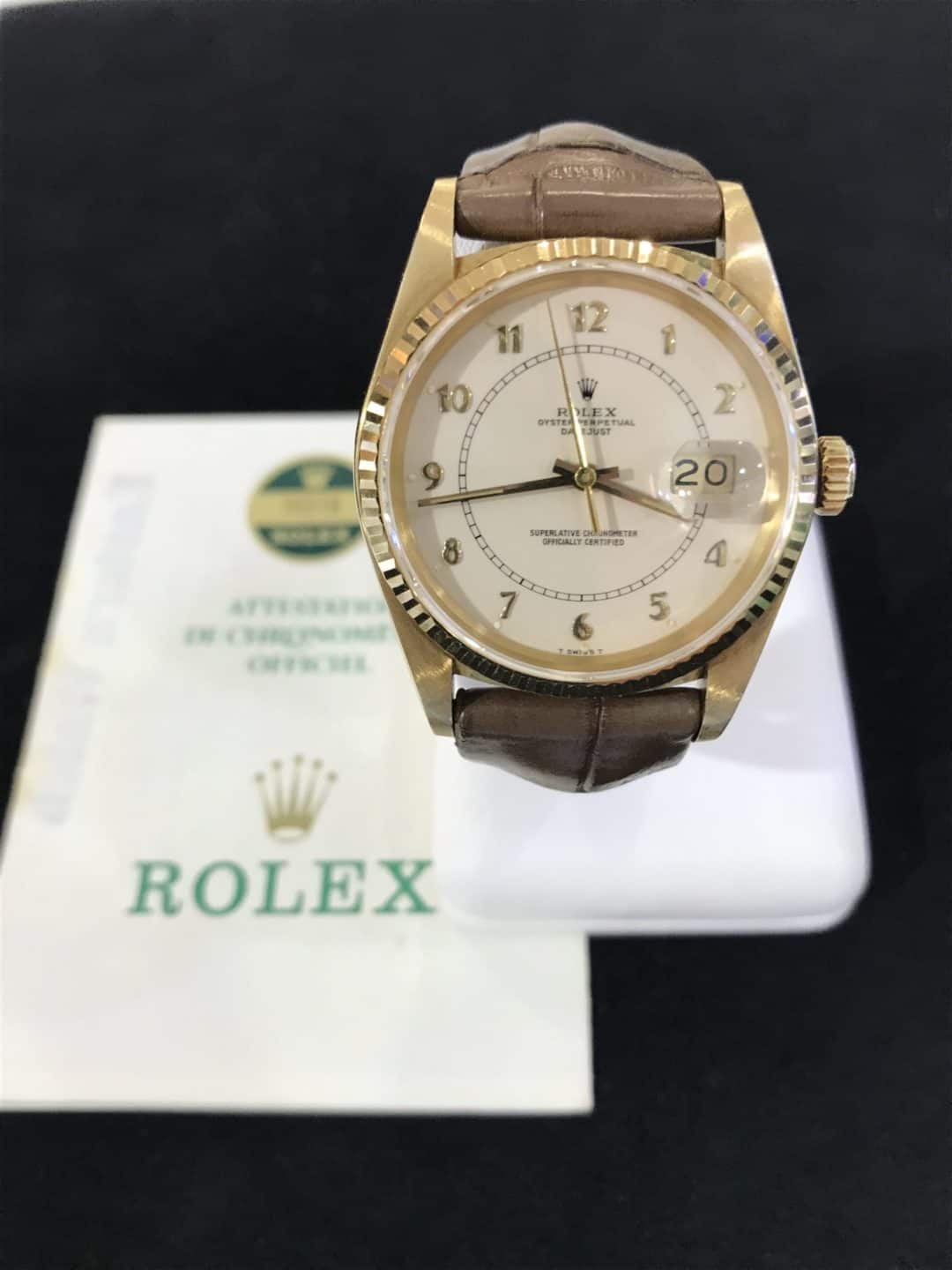 rolex datejust 16018