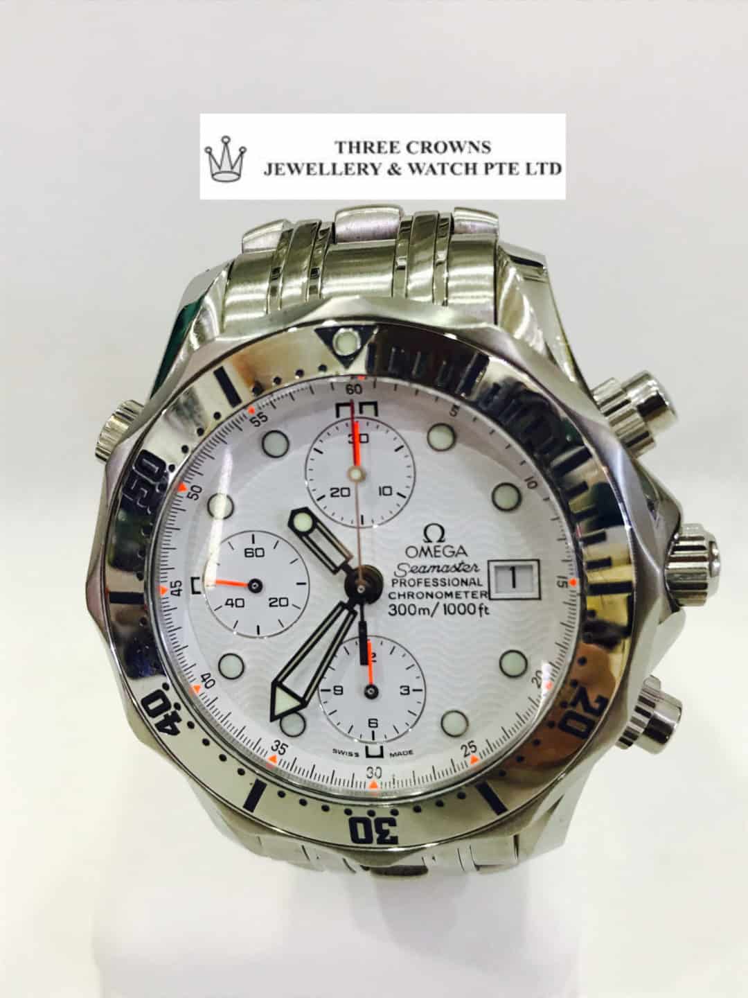 Omega seamaster Chronograph watch Buy and Sell used Rolex Watches and Jewellery in Singapore