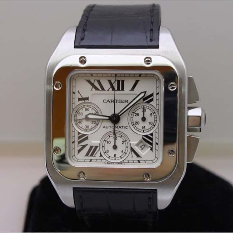 Cartier Santoz 100 chronograph $7900 - Buy and Sell used Rolex Watches ...