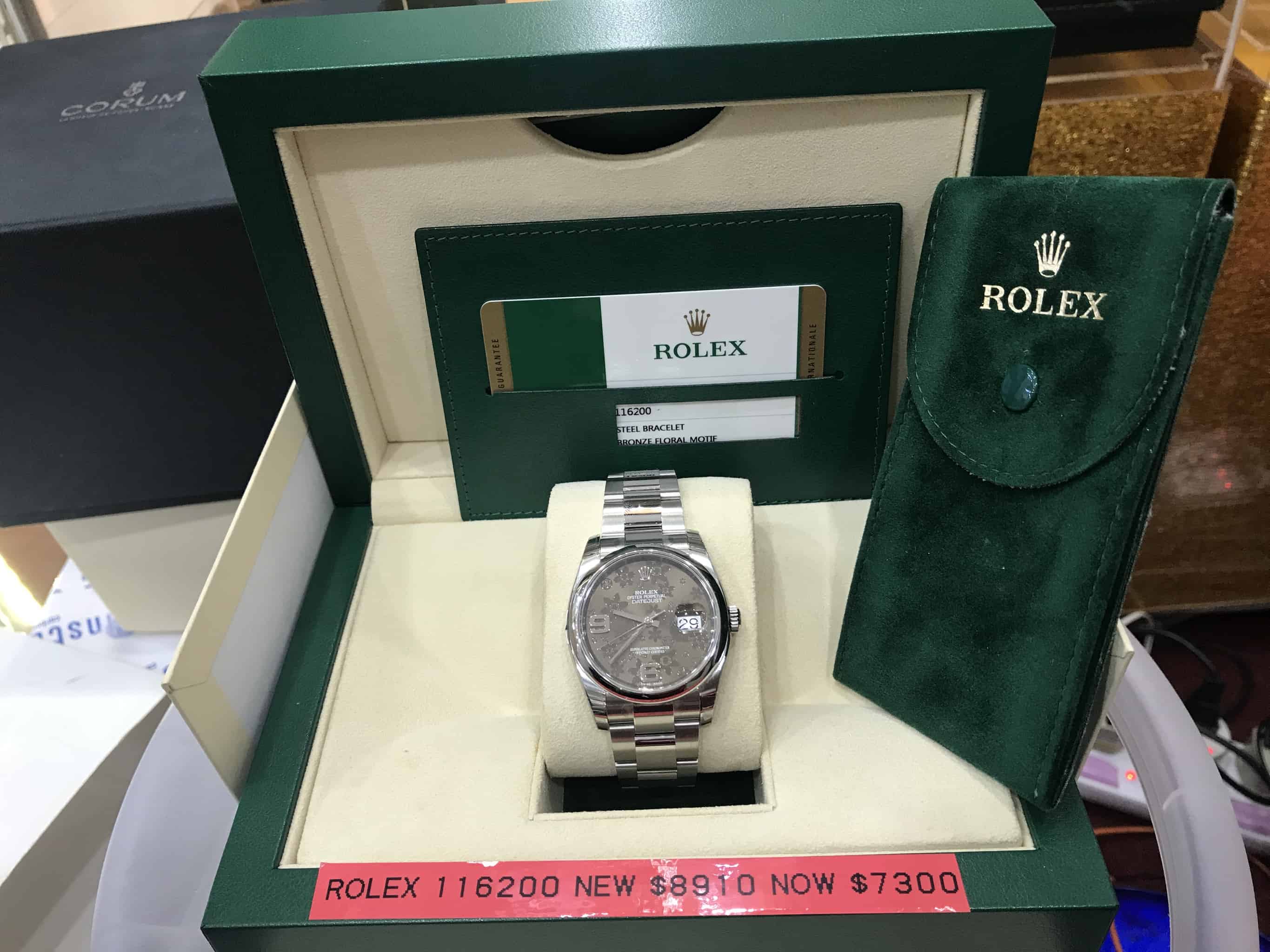 rolex 116200 for sale