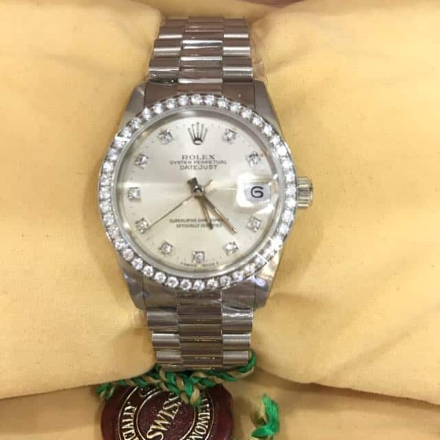 White gold clearance rolex mens